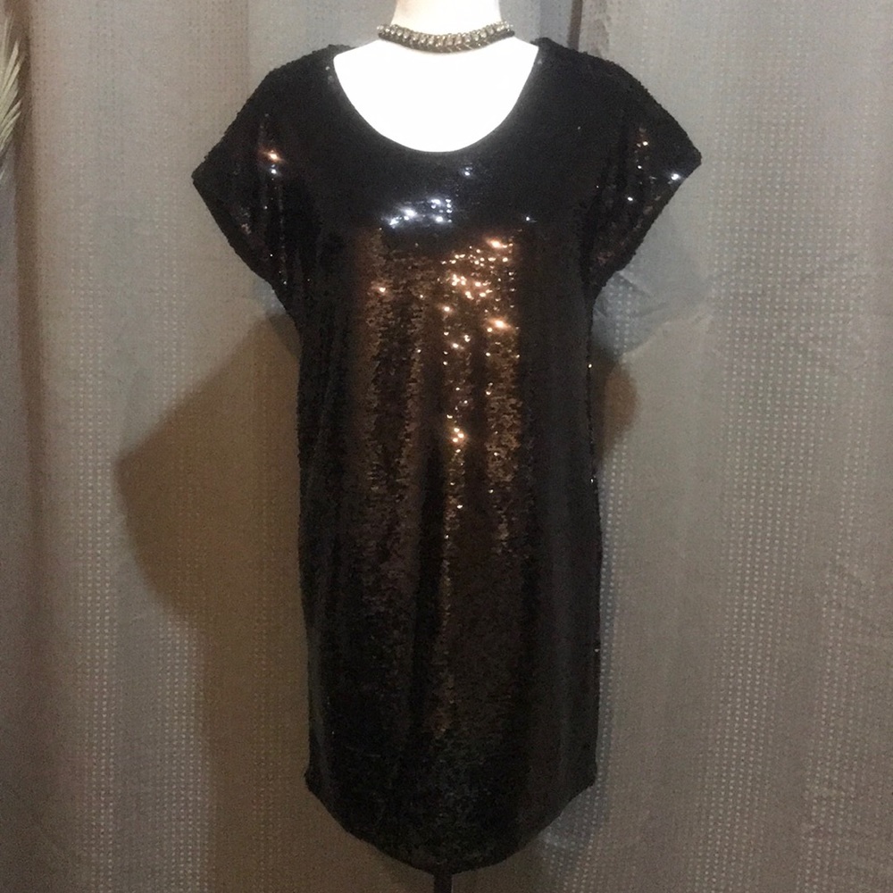 NWOT Sequins Shift Dress by Garage